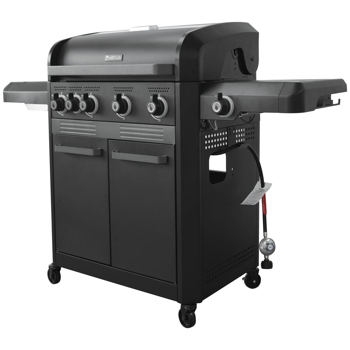 Artusi 4 Burner Chicago Freestanding BBQ with Wok ATBBQCG4