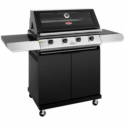 BeefEater 1200 Series 4 Burner LPG BBQ with Trolley & Side Burner BMG1241BB
