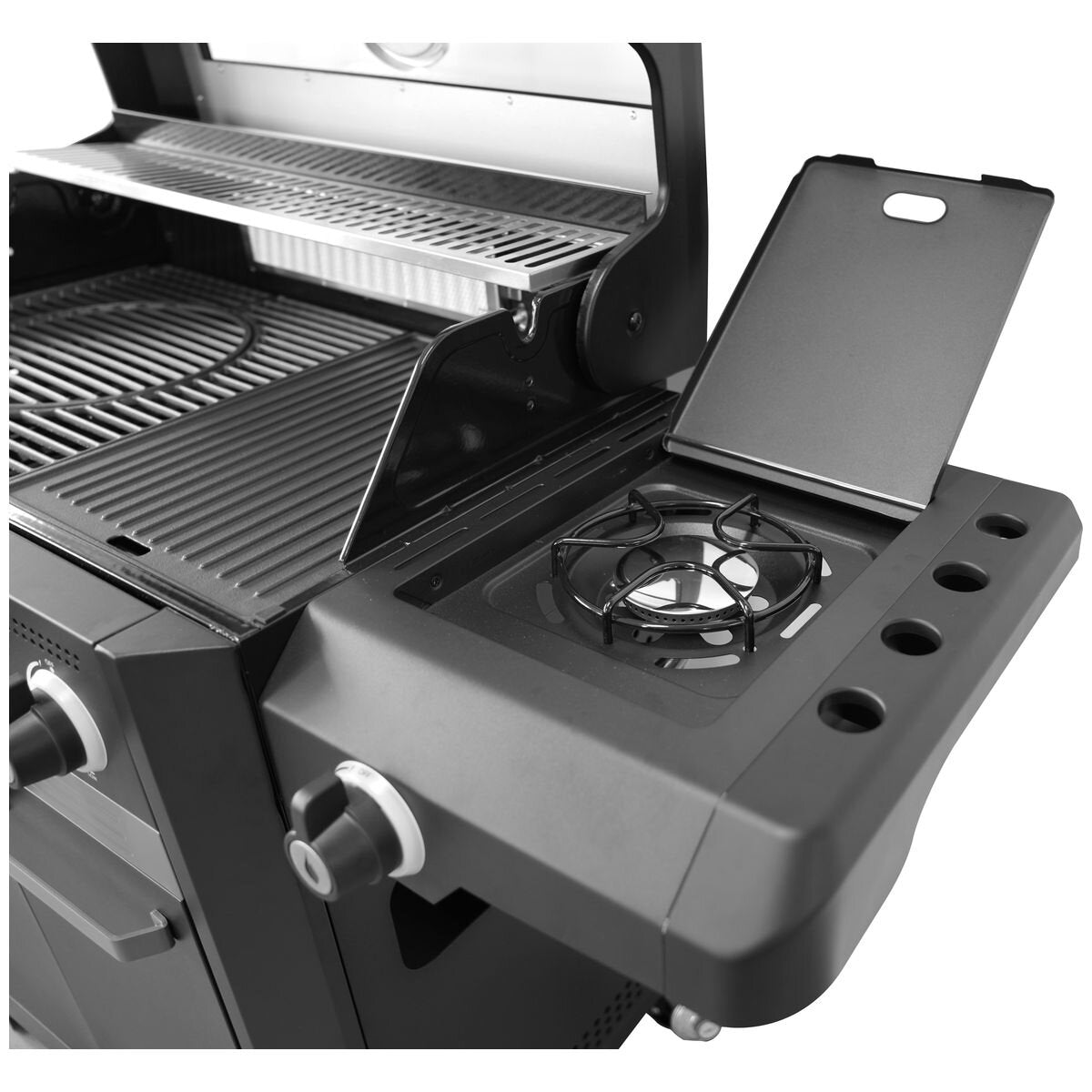 Artusi 4 Burner Chicago Freestanding BBQ with Wok ATBBQCG4