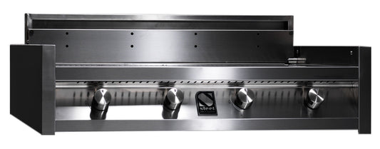 Steel 4 Burner Built-In BBQ I9-4SS