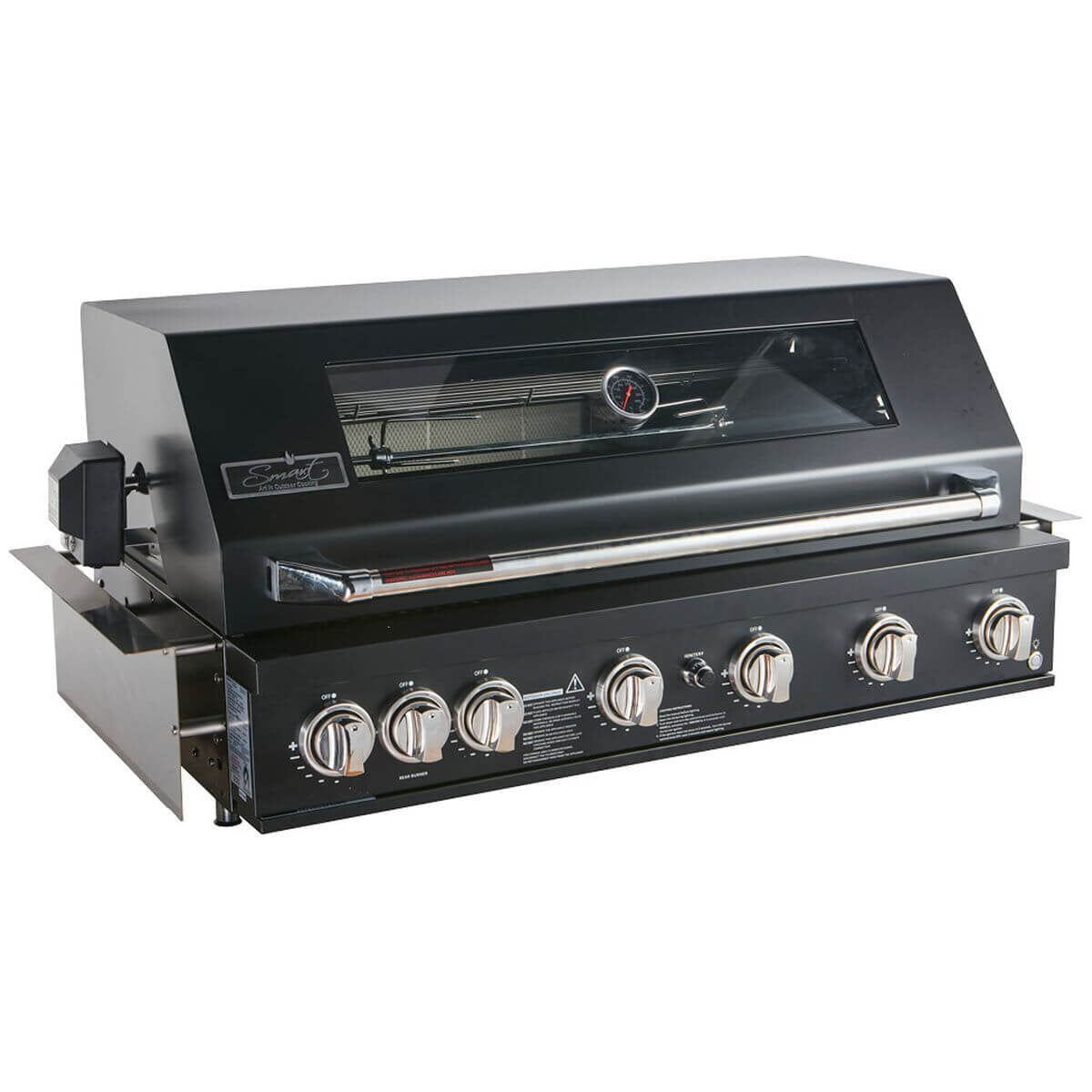 Smart Six Burner Built-In BBQ Black 601W-BK