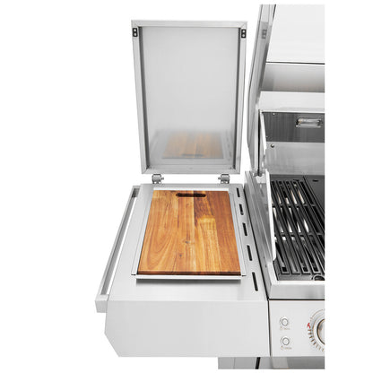 BeefEater 7000 Premium Four Burner Built-in Barbecue and Trolley BMF7645SA