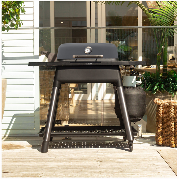 Everdure By Heston Blumenthal Force 2 Burner LPG BBQ Matte Graphite E2G1GA
