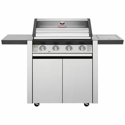 BeefEater 1600 Series SS Four Burner BBQ with Side Burner & Trolley BMG1641SA
