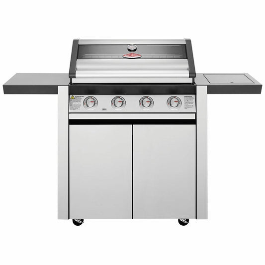 BeefEater 1600 Series SS Four Burner BBQ with Side Burner & Trolley BMG1641SA