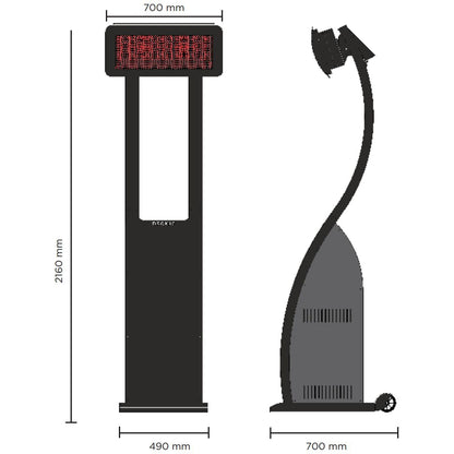 Bromic Tungsten Smart Heat Portable LPG Heater 2620350
