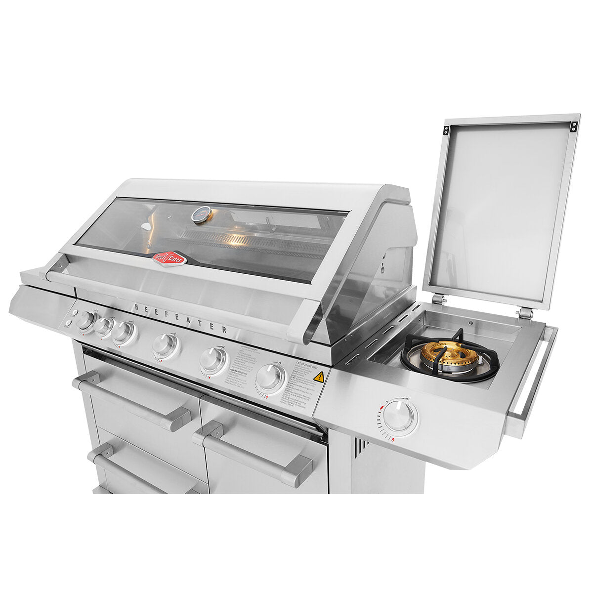 BeefEater 7000 Premium Five Burner Built-in Barbecue and Trolley BMF7655SA