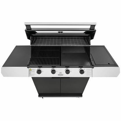 BeefEater 1200 Series 4 Burner LPG BBQ with Trolley & Side Burner BMG1241BB