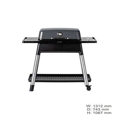 Everdure By Heston Blumenthal Furnace LPG BBQ Graphite HBG3G