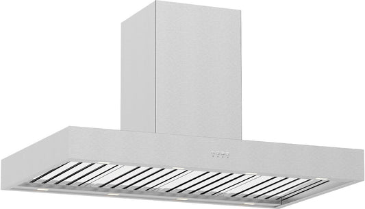 Whispair 120cm New York BBQ Canopy Island Rangehood with Pro Plus External Remote Motor X7N12S5.EPP