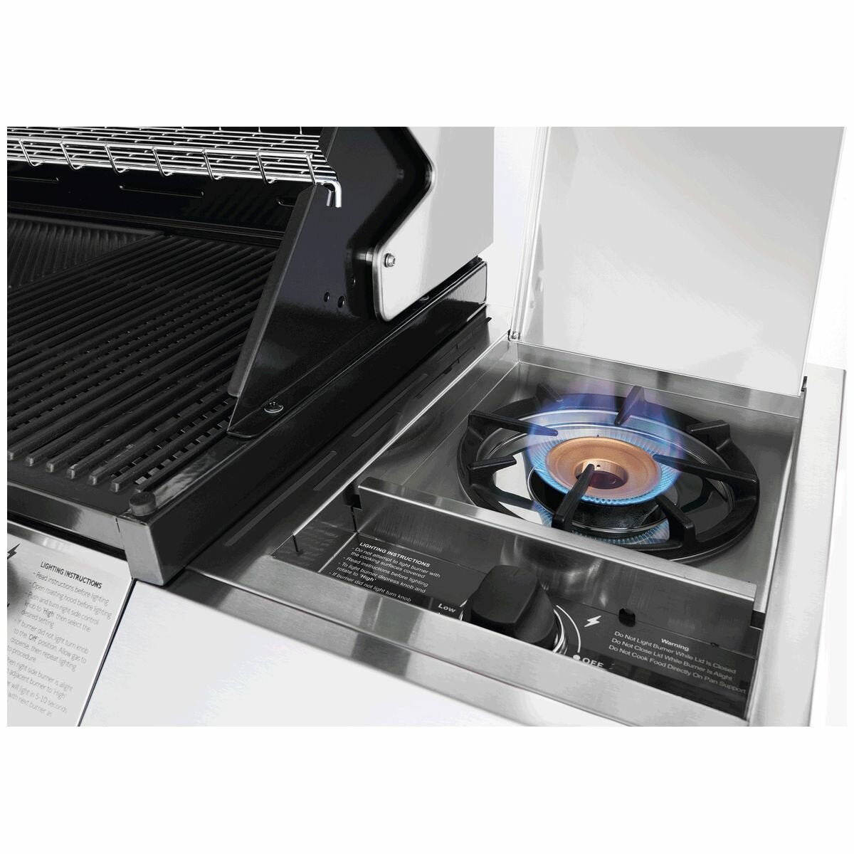 BeefEater 1200 Series 5 Burner LPG BBQ with Trolley & Side Burner BMG1251SB