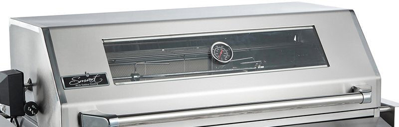 Smart 6 Burner Built-In LPG BBQ with Enclosed Hood 601WB-B