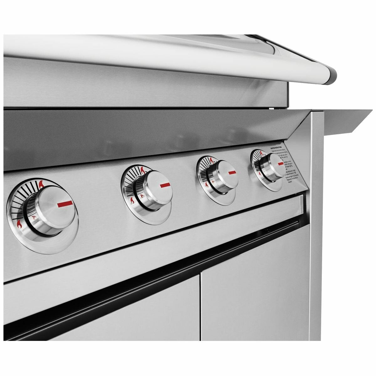 BeefEater 1600 Series SS Four Burner BBQ with Side Burner & Trolley BMG1641SA