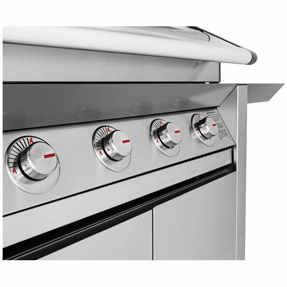 BeefEater 1600 Series SS Four Burner BBQ with Side Burner & Trolley BMG1641SA