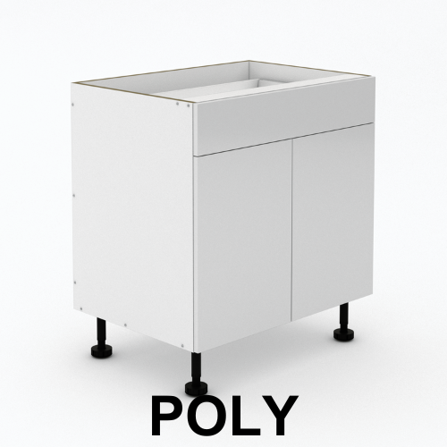 1 Drawer + 2 Doors - Poly